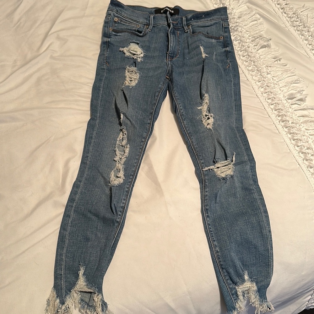 Express stretch ankle jeggings